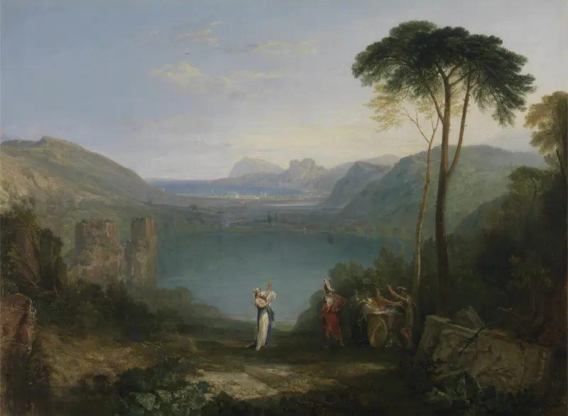 Lake Avernus: Aeneas and the Cumaean Sybil, oil painting by Joseph Mallord William Turner