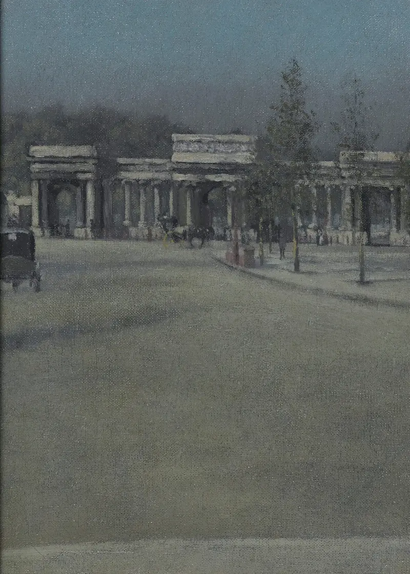 Hyde Park Gate by Paul Fordyce Maitland, landscape, unknown medium
