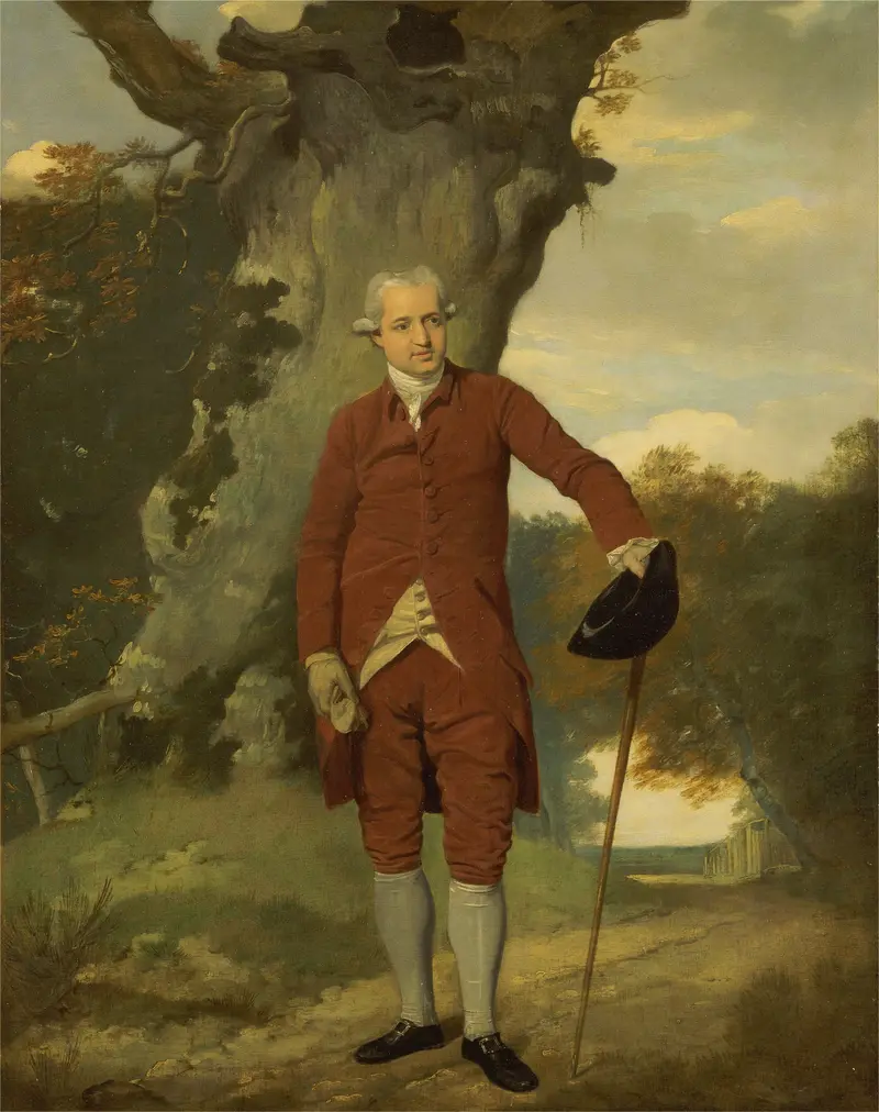 Portrait of a man, possibly Mr. Barclay, by Francis Wheatley.