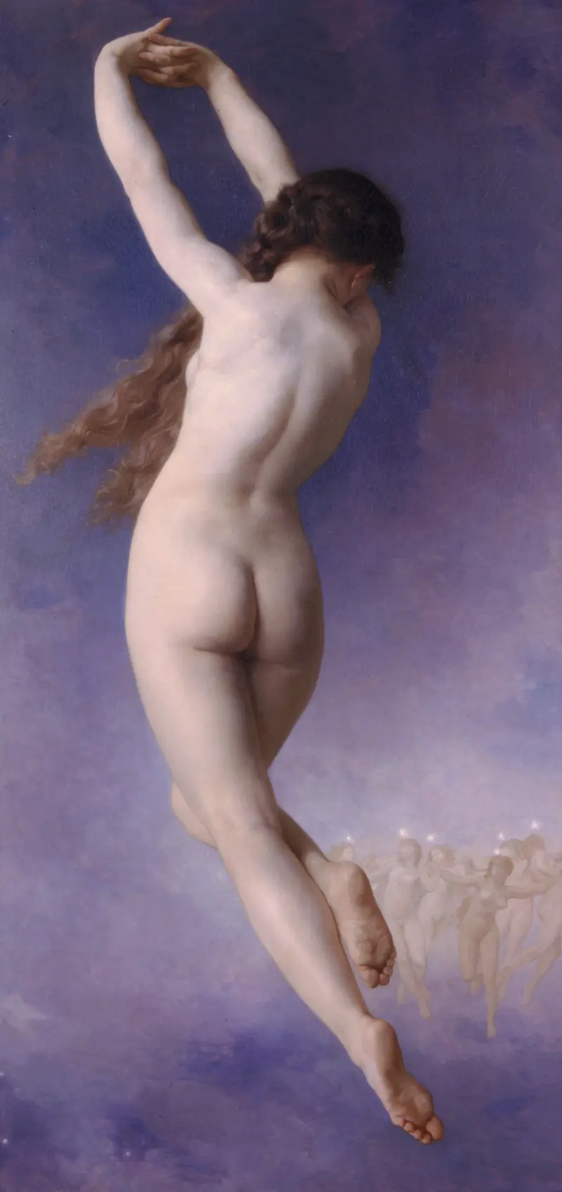 A captivating painting by William Bouguereau depicting a lost star.