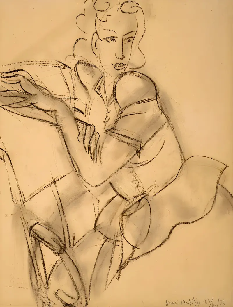 Henri Matisse's 'Portrait de la Princesse Galitzine' showcases a unique interpretation of portraiture.