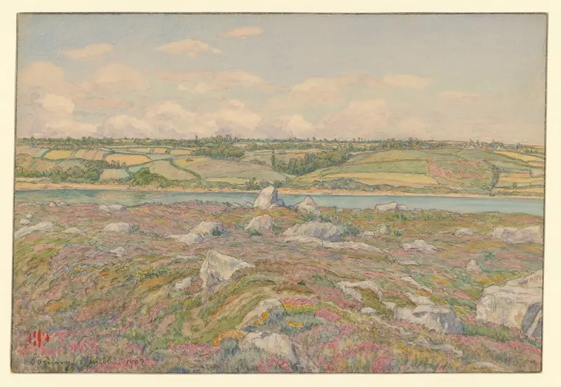 Henri Rivière's 'Loguivy' captures a serene coastal landscape.