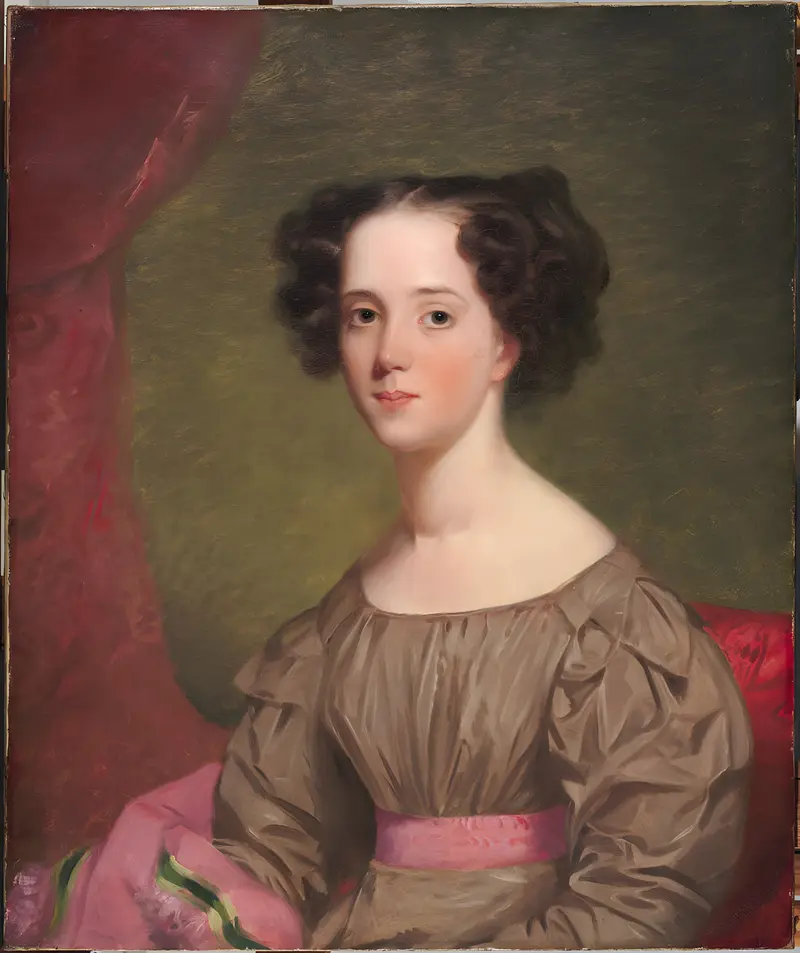 Portrait of Margaret Morton Quincy Greene, oil on canvas by Chester Harding