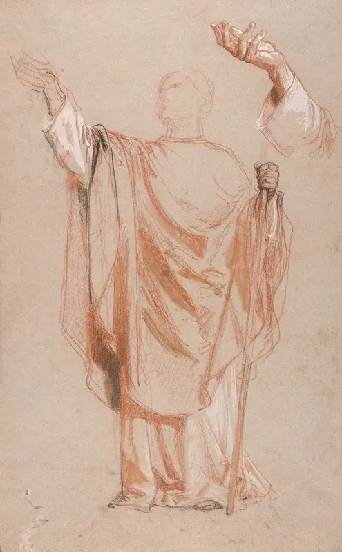 A study depicting Saint Remi in a religious context.