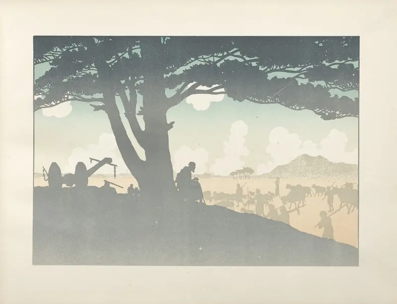 Henri Rivière's 'The Prodigal Son; Premier Tableau' explores themes of redemption and familial relationships.