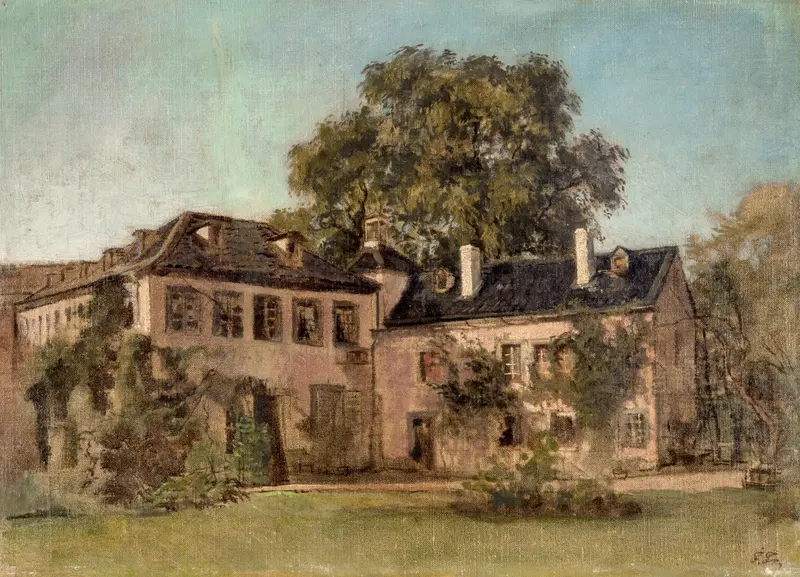 Malkasten, The Artists' House in Düsseldorf by Ferdinand Fagerlin, medium unknown