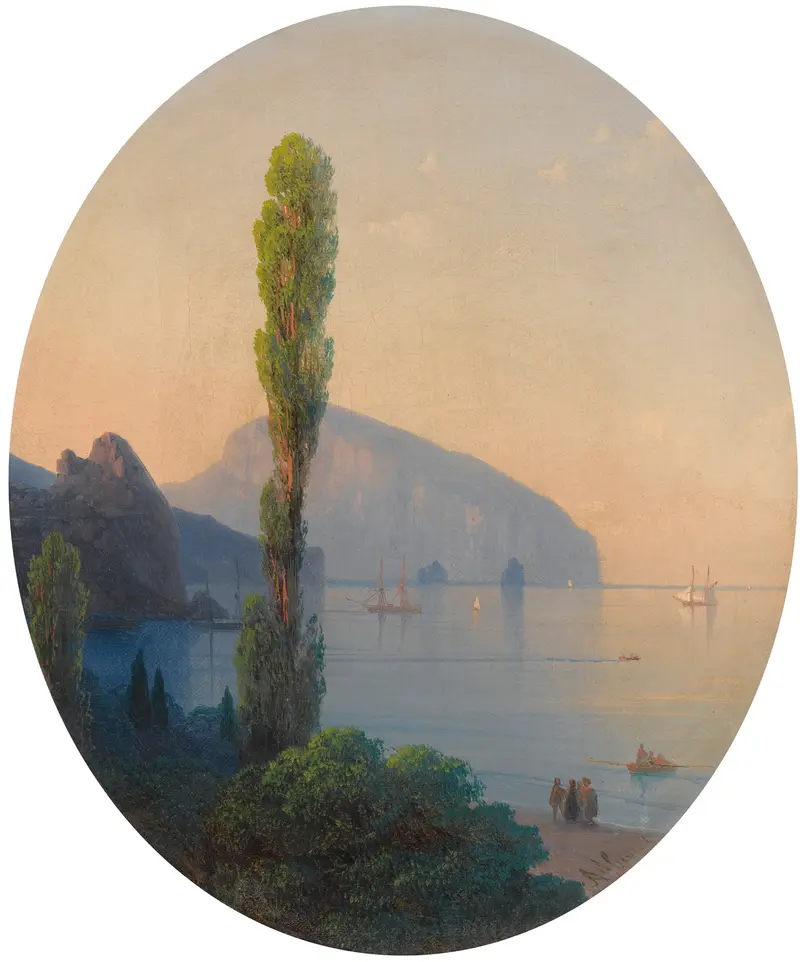 View Of The Ayu Dag, oil on canvas by Ivan Konstantinovich Aivazovsky