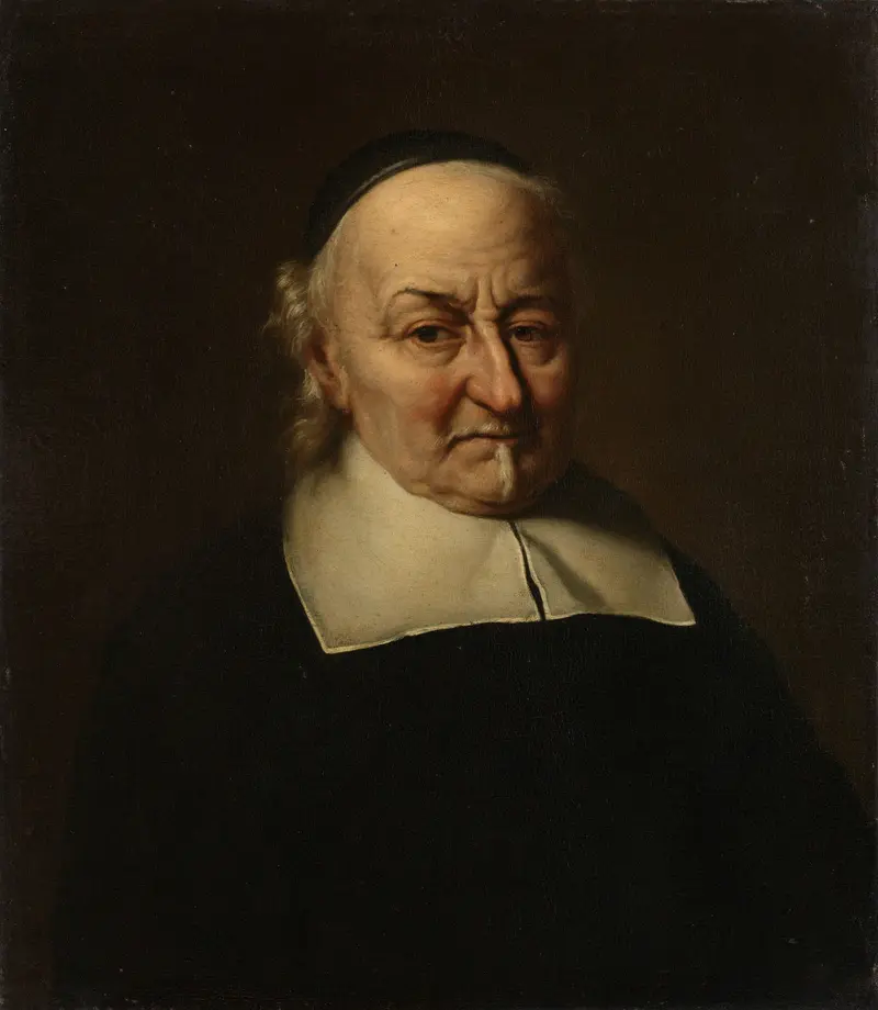 Portrait of Joost van den Vondel, oil on canvas by Philips Koninck