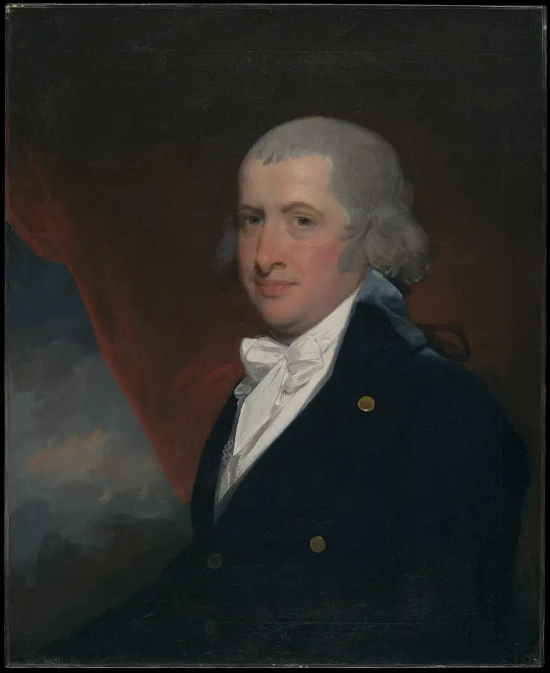 Portrait of Joseph Anthony Jr. by Gilbert Stuart.