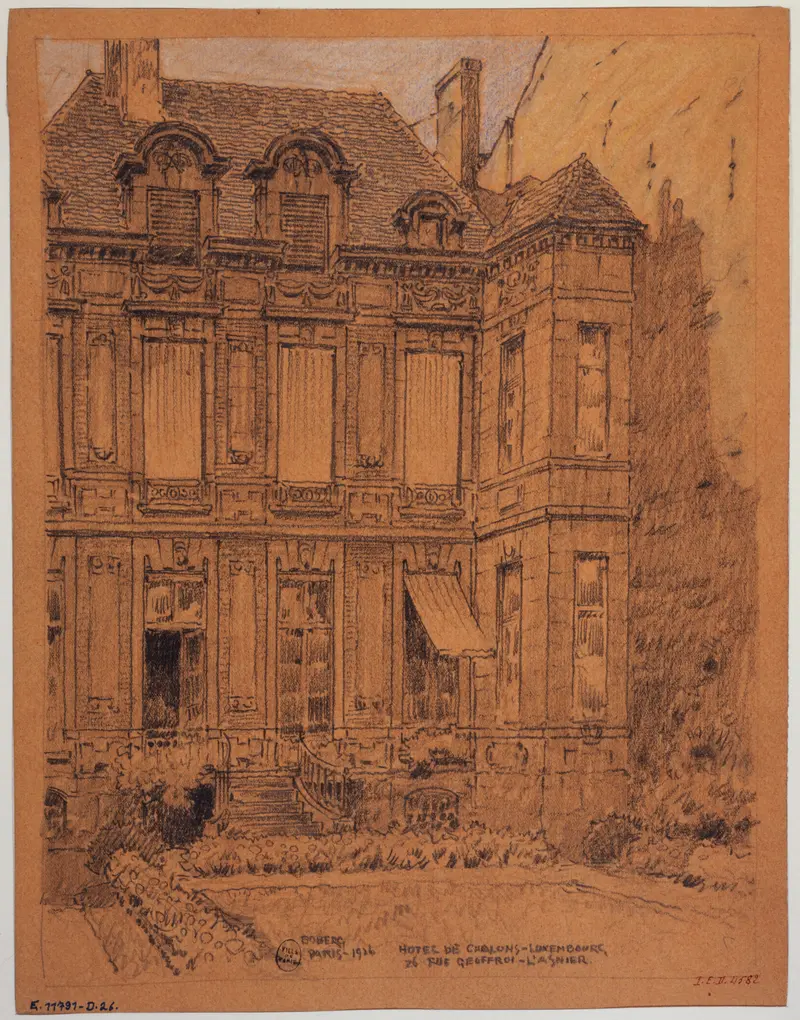 L’hôtel de Châlons-Luxembourg by Ferdinand Boberg, modernism architecture