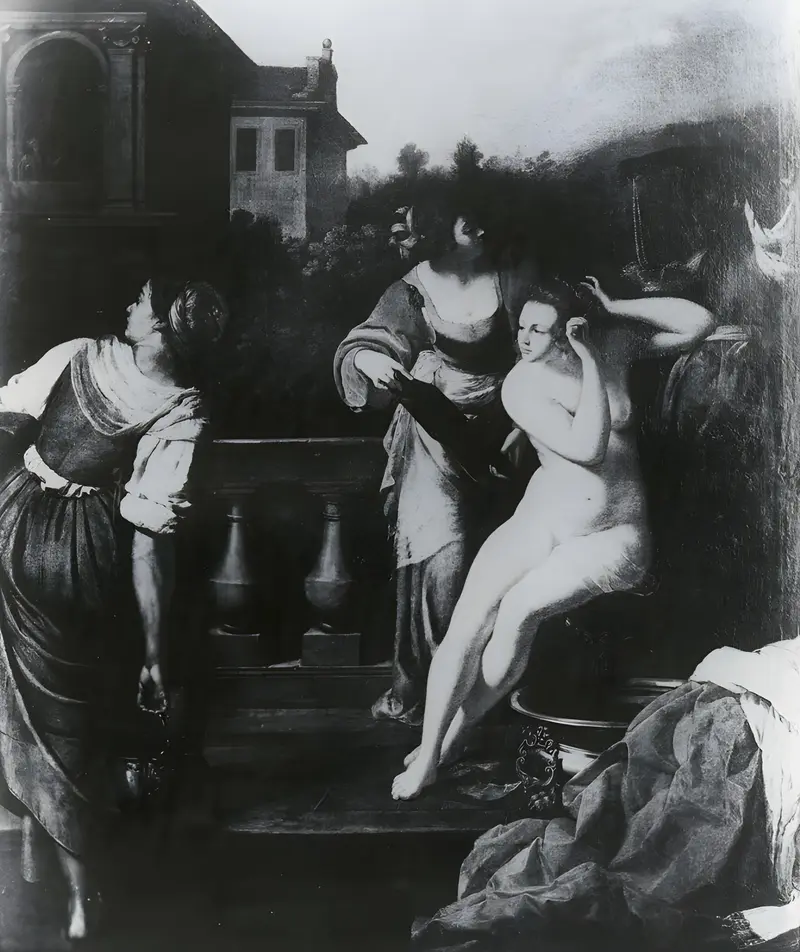 Artemisia Gentileschi's Bathsheba depicts a moment of contemplation and foreboding.