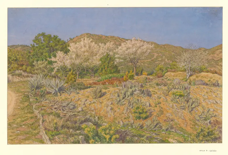Henri Rivière's 'Bormes' captures a serene landscape with vibrant colors.