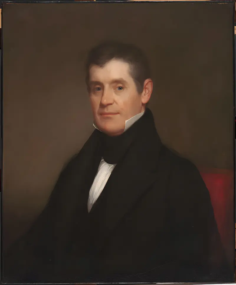 Portrait of Tyler Bigelow, oil on canvas by Chester Harding