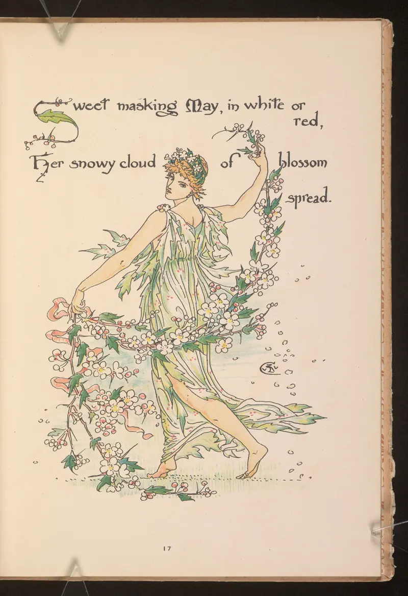 A vibrant depiction of flowers in a decorative style.