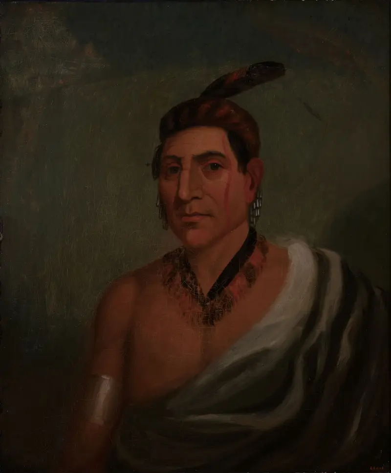 Portrait of O-wan-ich-koh, oil on canvas by Henry Inman