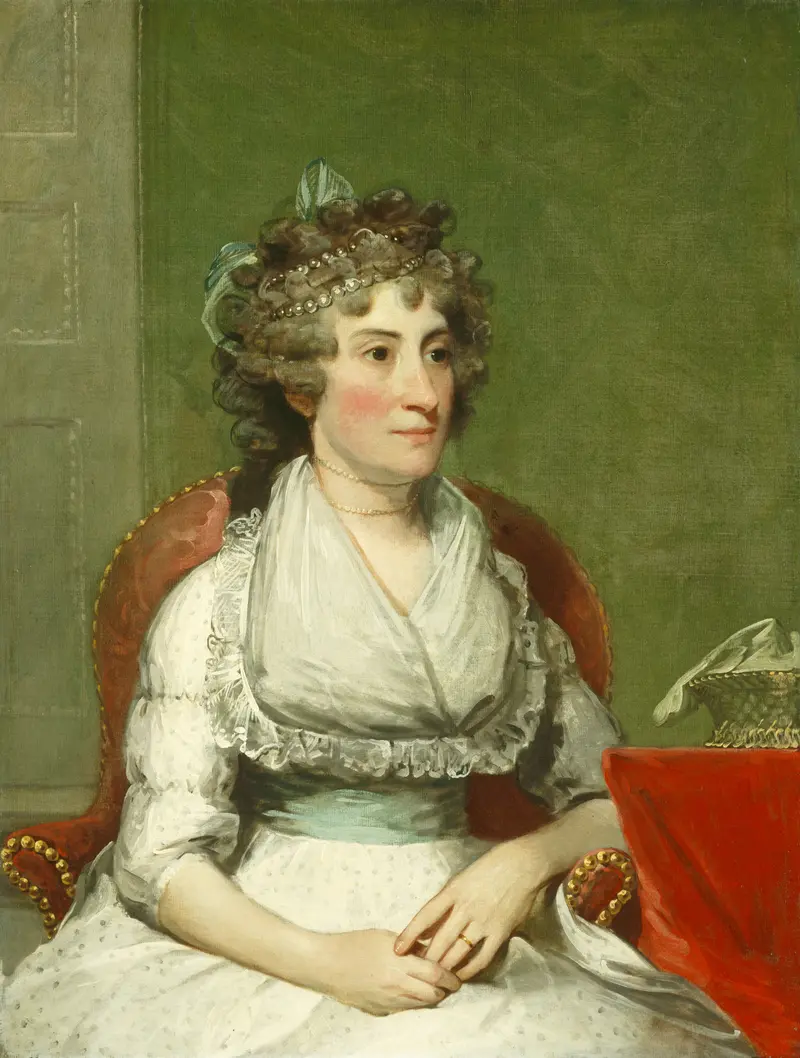 Portrait of Catherine Yates Pollock by Gilbert Stuart.
