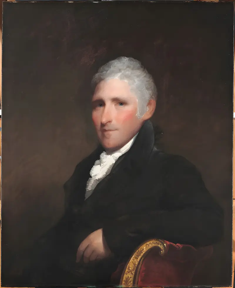 Portrait of Benjamin Bussey, oil on panel by Gilbert Stuart