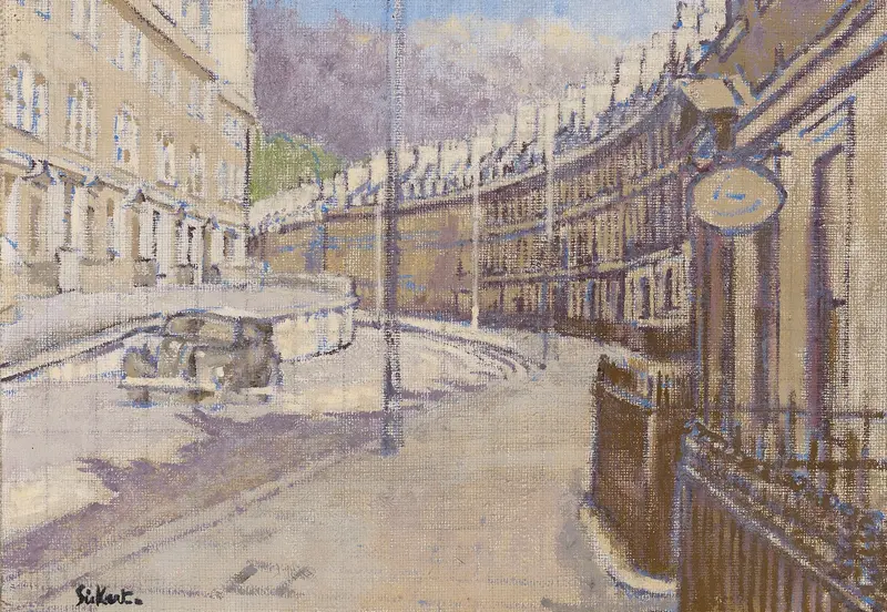 The Vineyards, Bath by Walter Richard Sickert, oil on canvas