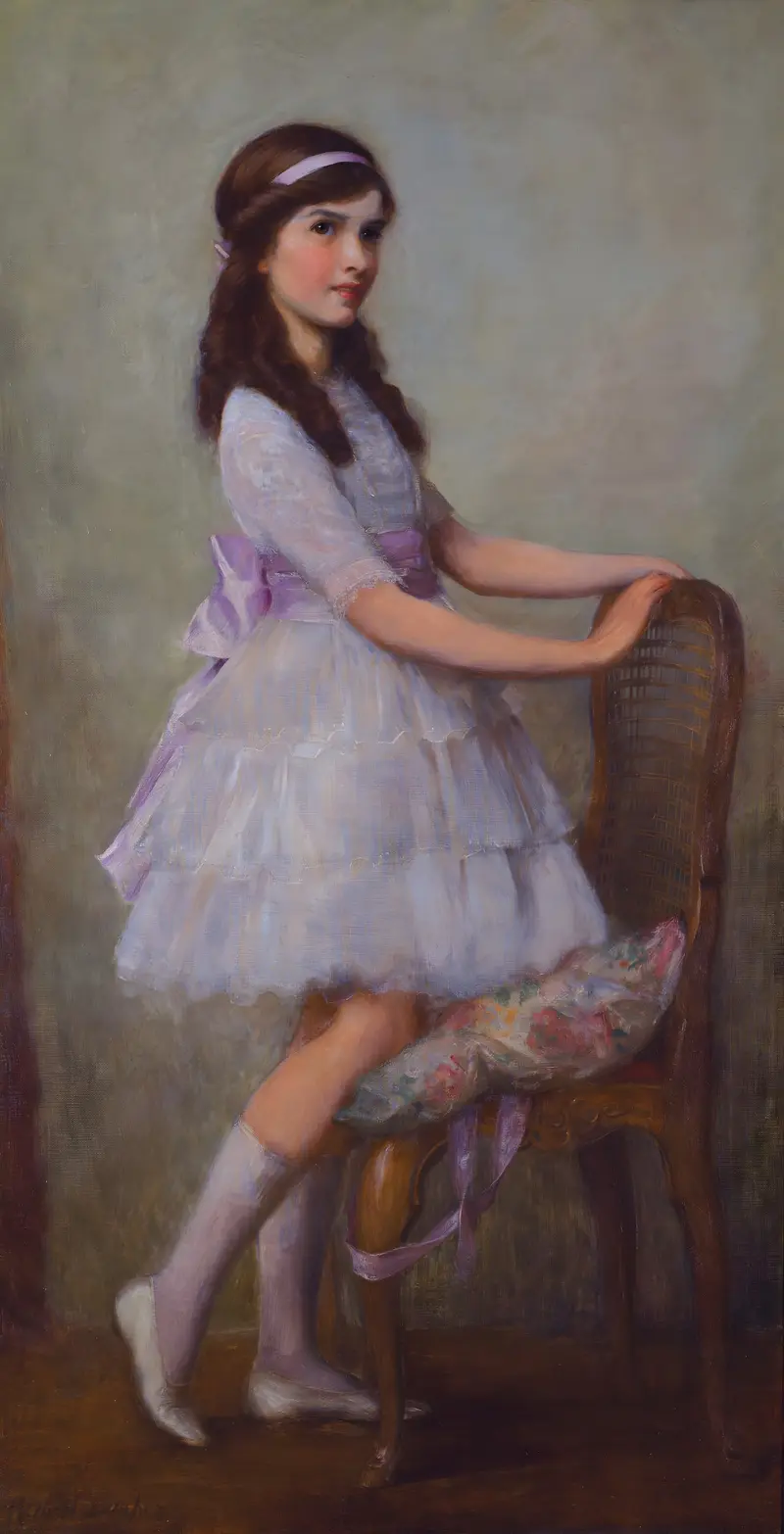 Portrait of Miss Barbara De Selincourt by Herbert James Draper.