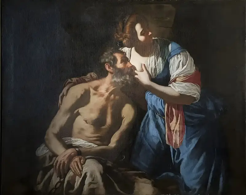 Artemisia Gentileschi's 'Roman Charity' depicts a daughter breastfeeding her imprisoned father in a moment of compassion.
