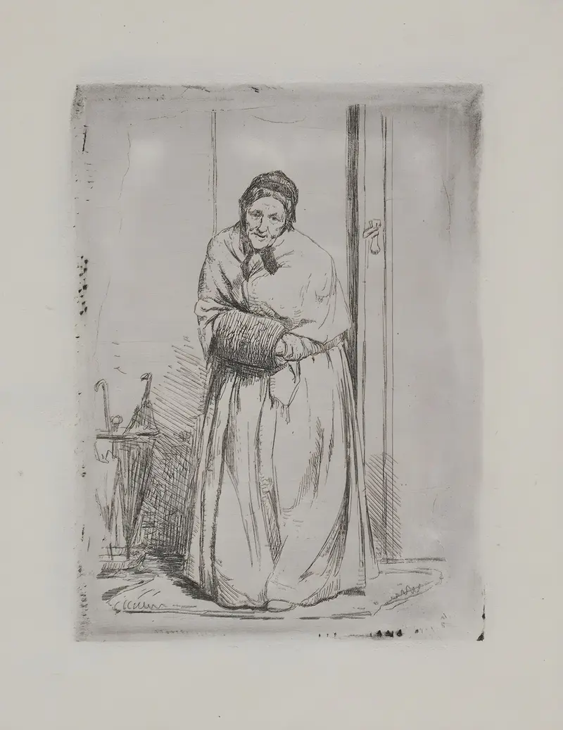 A depiction of a supplicant woman in a religious context by Carl Bloch.