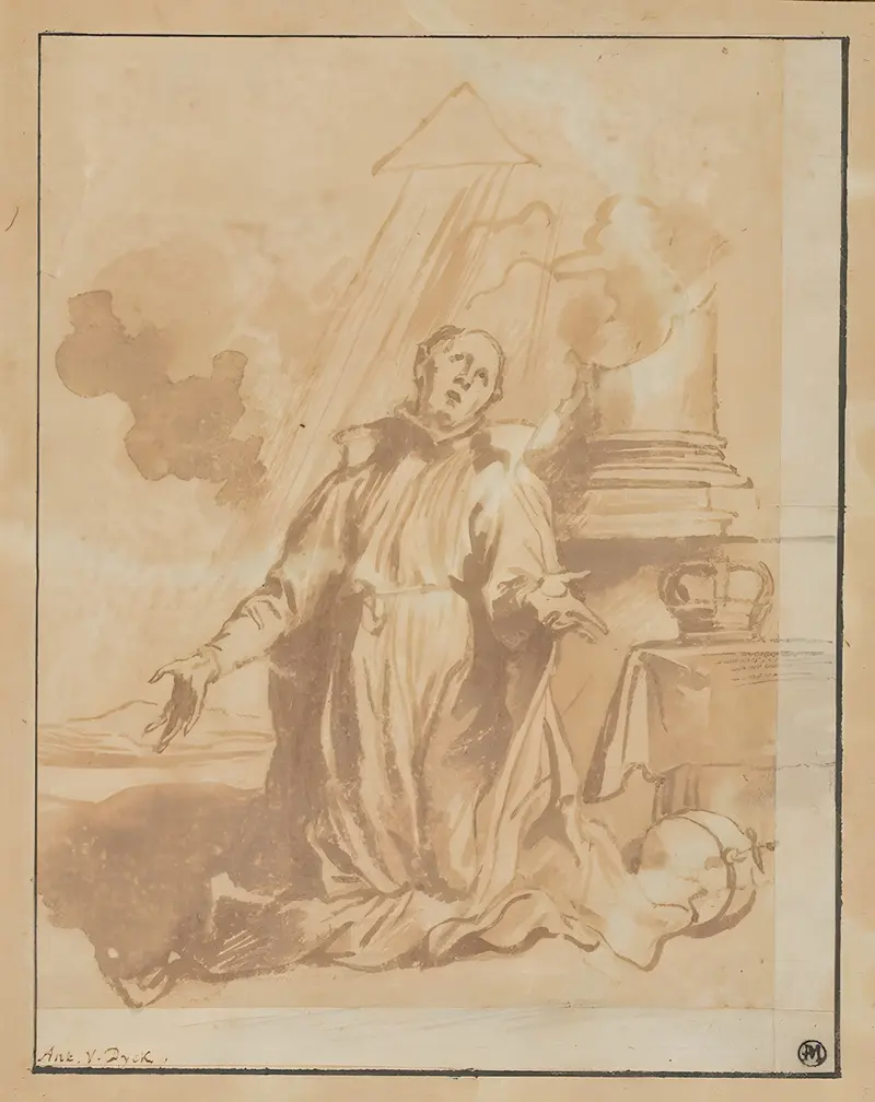 The Blessed Aloysius Gonzaga in Ecstasy by Anthony van Dyck depicts a moment of divine inspiration.