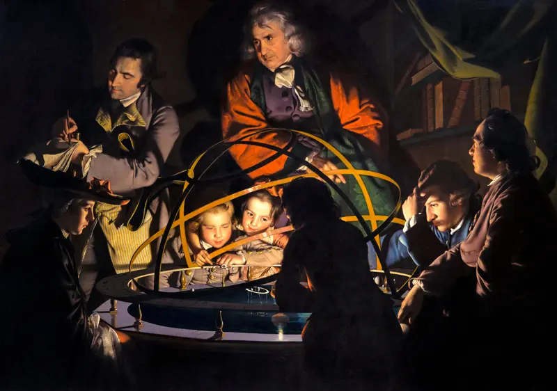 Um Filósofo Lecionando sobre o Orrery