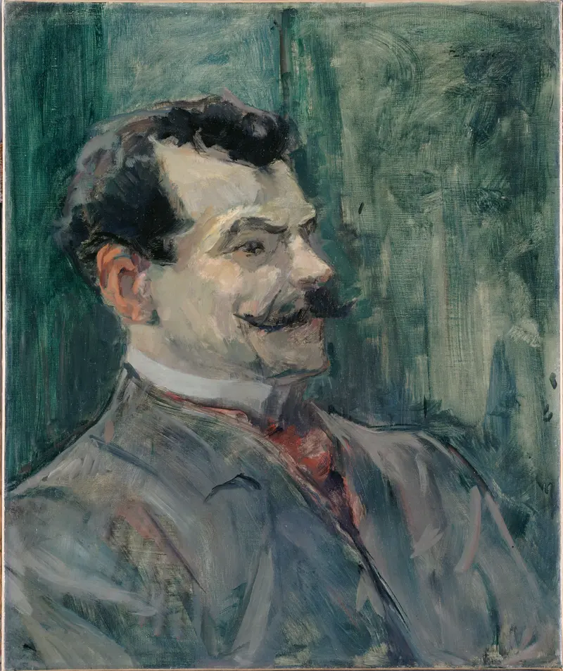 Henri de Toulouse-Lautrec's portrait of André Rivoire captures the essence of the subject with vivid colors and expressive brushwork.