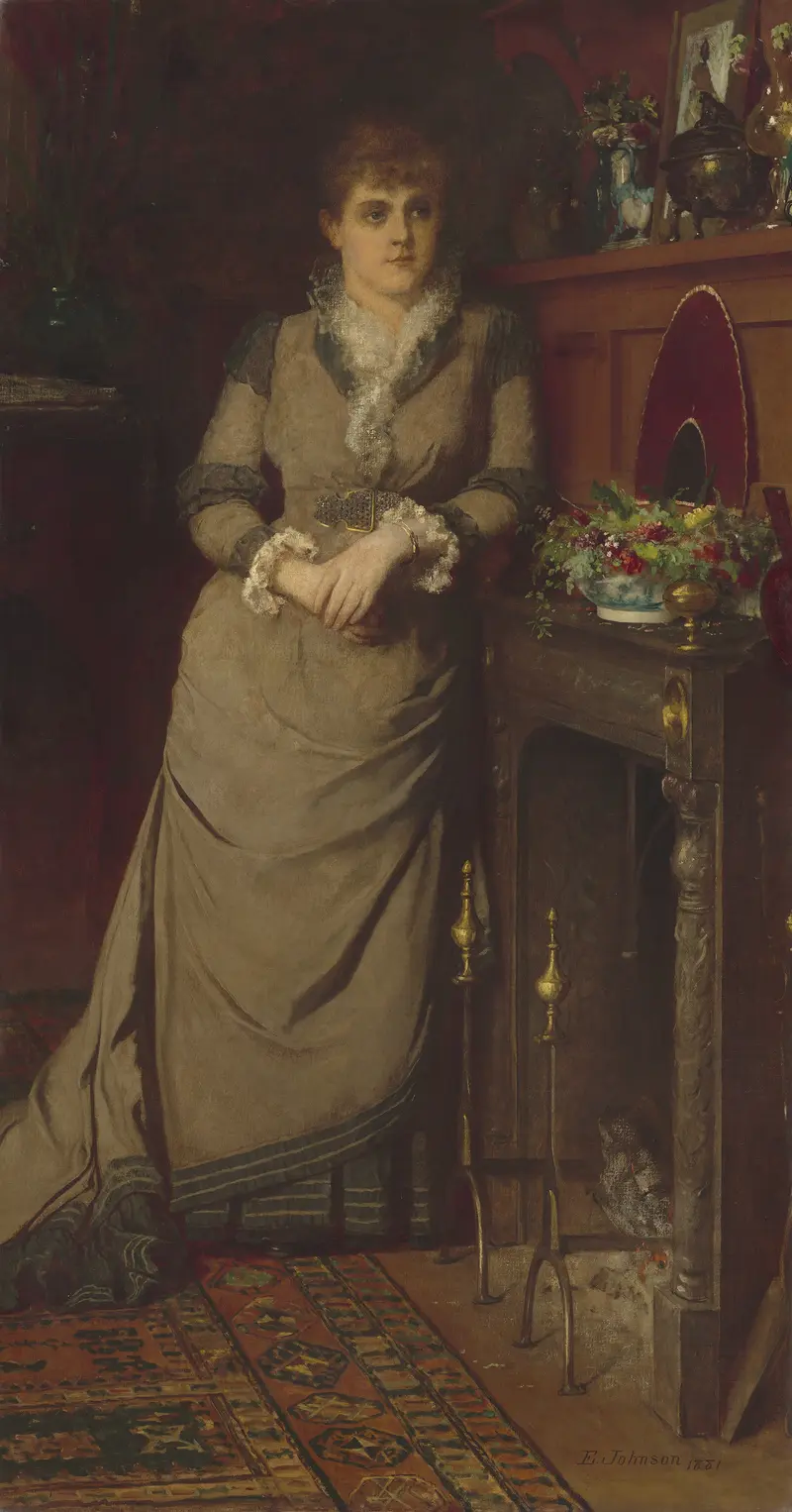 Portrait of Harriet Hubbard Ayer by Eastman Johnson.