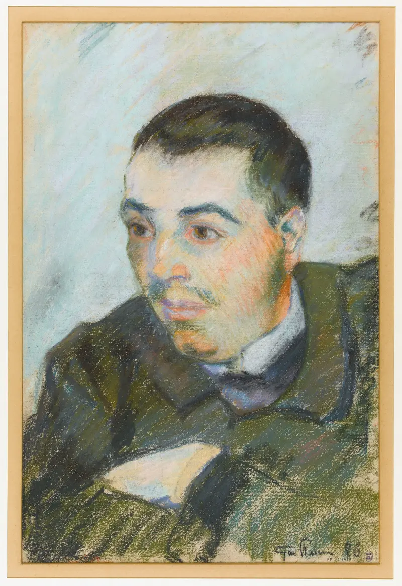 A portrait by Armand Guillaumin showcasing vibrant colors and expressive brushwork.