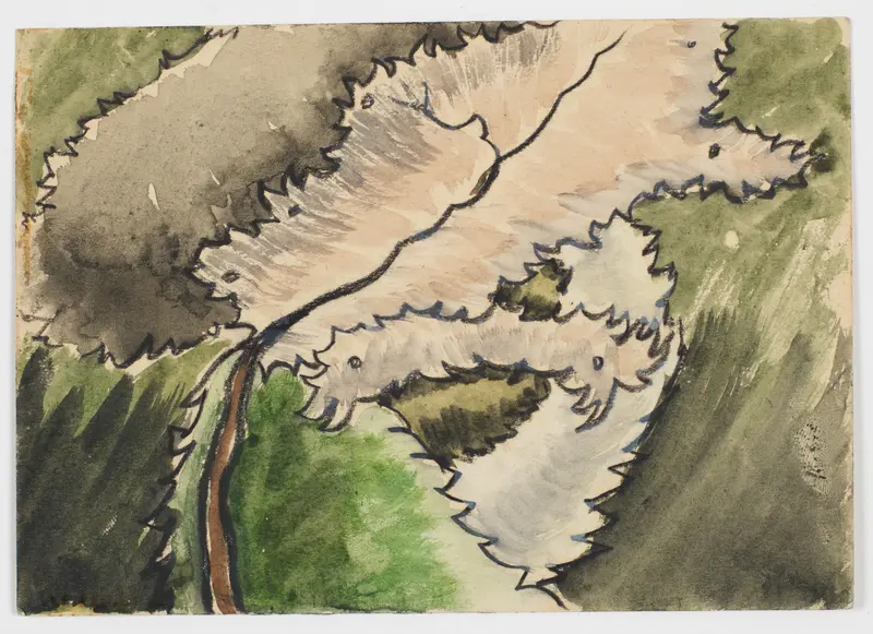 Arthur Dove's 'Dogwood' features vibrant colors and abstract forms inspired by nature.