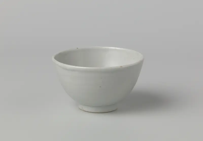Ceramic bowl with white glaze by Unknown Artist