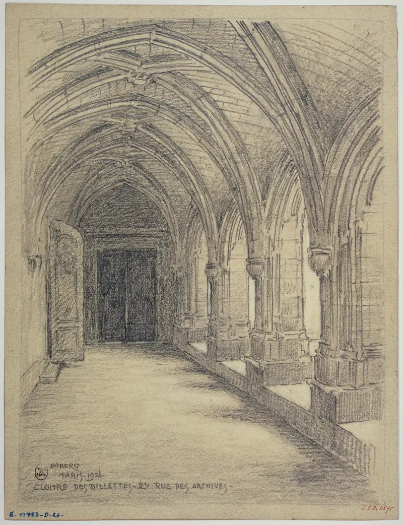 Cloître des Billettes, architecture by Ferdinand Boberg, 1926