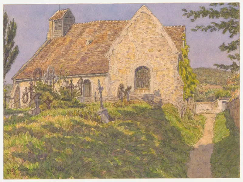 Landscape with a brook and light by Henri Rivière, 1923