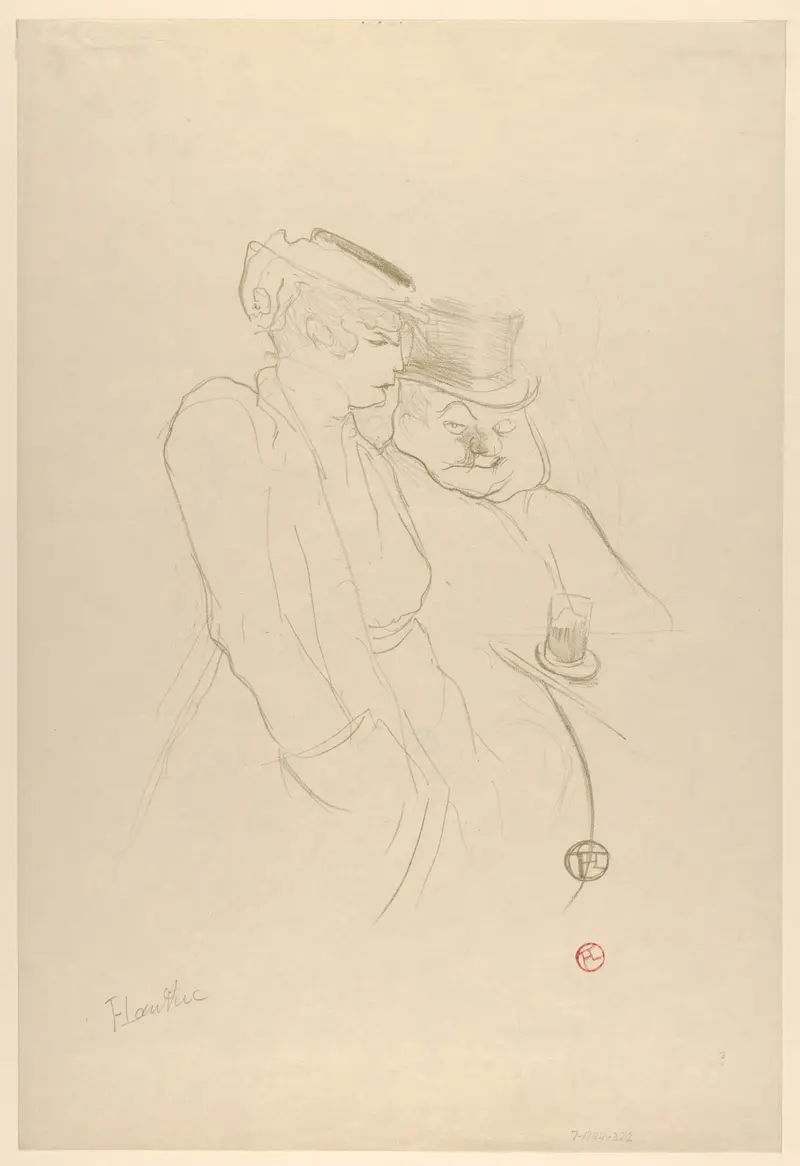 Henri de Toulouse-Lautrec's 'In Their Forties' captures the essence of middle-aged life.