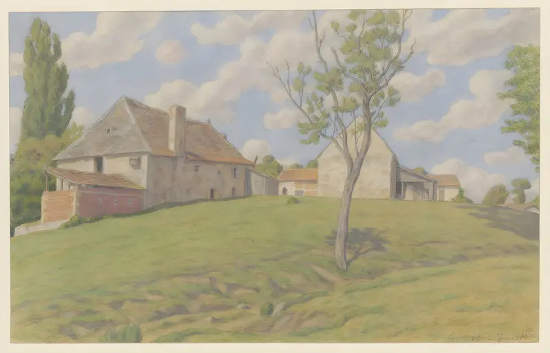 Henri Rivière's 'Le Cireygeol' captures a unique moment in a genre scene.