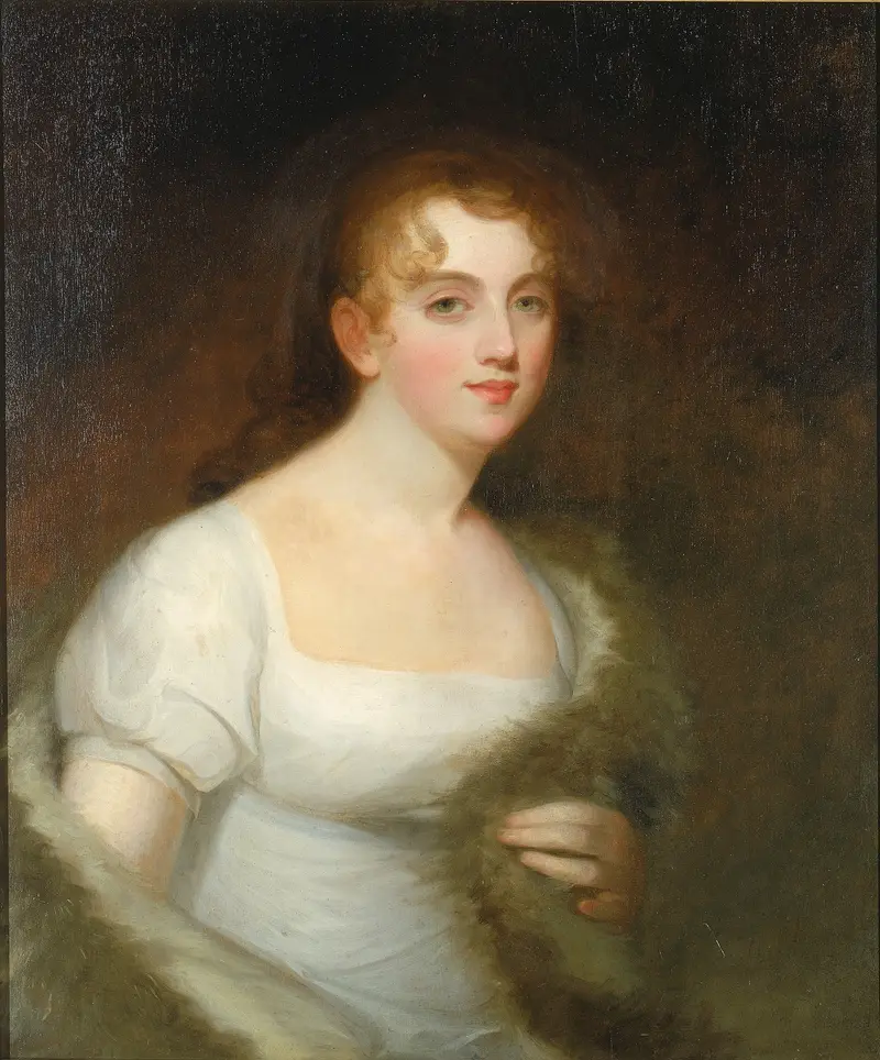 Portrait of Mary Abigail Willing Coale by Thomas Sully.