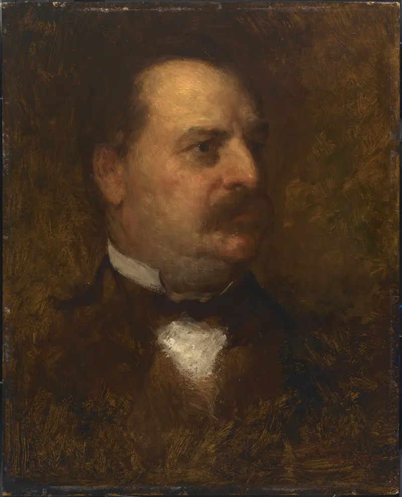Portrait of Grover Cleveland by Eastman Johnson.
