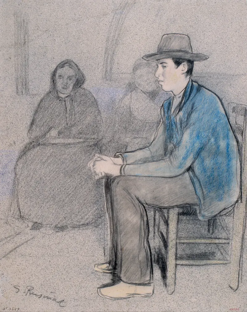 A somber interior scene showing a woman sitting alone in a dimly lit room, reflecting on loss.