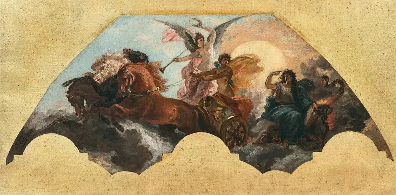 A project for the decoration of the Opéra Garnier by Isidore Pils.