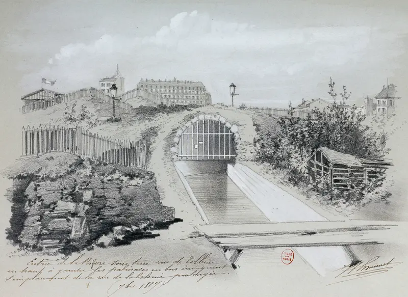 L’entrée de la Bièvre dans Paris by Jules-Adolphe Chauvet, oil on canvas