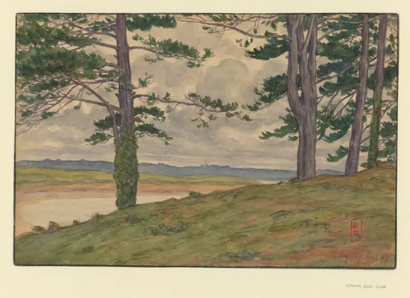 Henri Rivière's 'Loguivy' captures a serene coastal landscape.