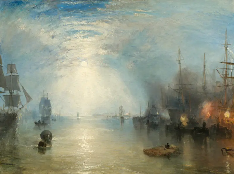 Keelmen Heaving in Coals by Moonlight, oil on canvas by Joseph Mallord William Turner
