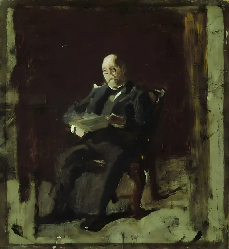 Portrait of Robert M. Lindsay by Thomas Eakins.