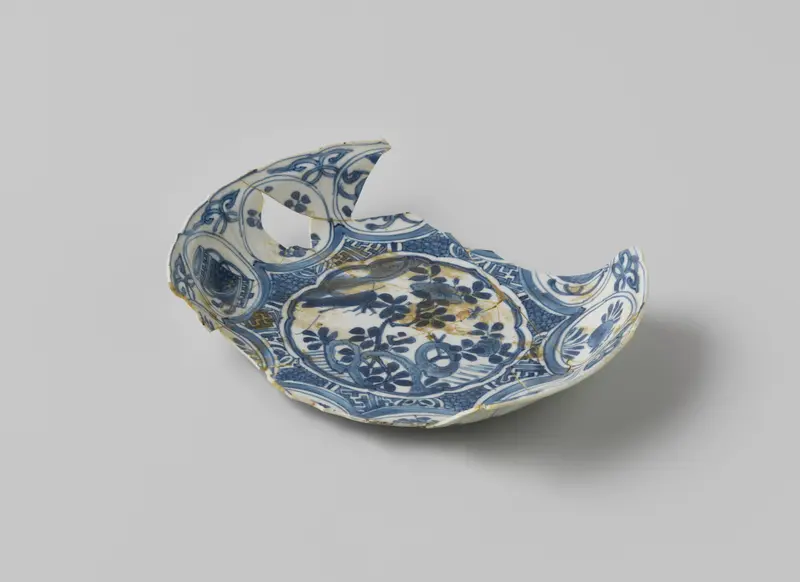 Fragment of a ship made of bone by Unknown Artist