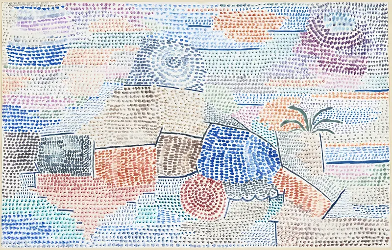 Paul Klee's 'Licht über Ehedem' explores themes of memory and light.