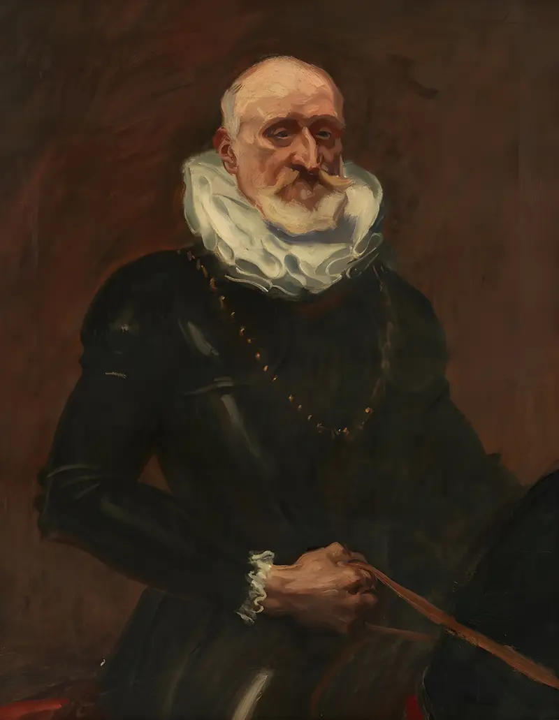 Portrait of Carl Costenoble by Albin Egger Lienz.