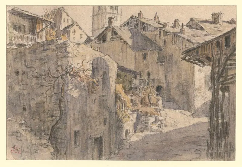 Henri Rivière's 'Conflans' captures a serene landscape with a focus on light and atmosphere.