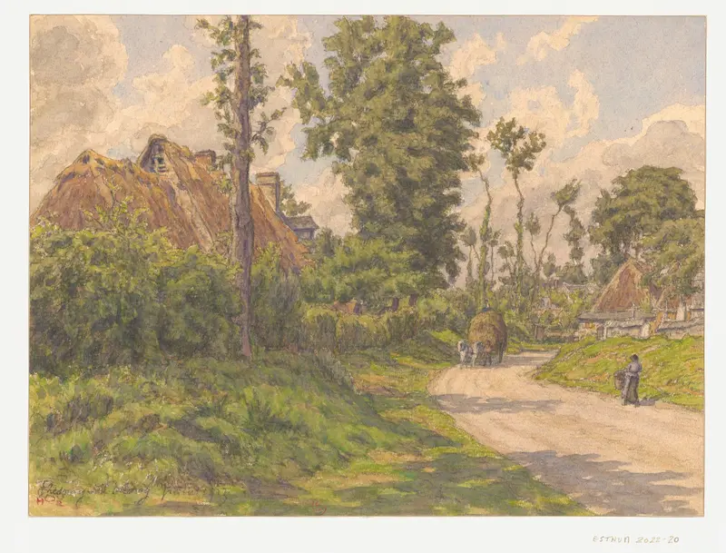 Henri Rivière's 'Fresnay-le-Long' captures a serene landscape scene.