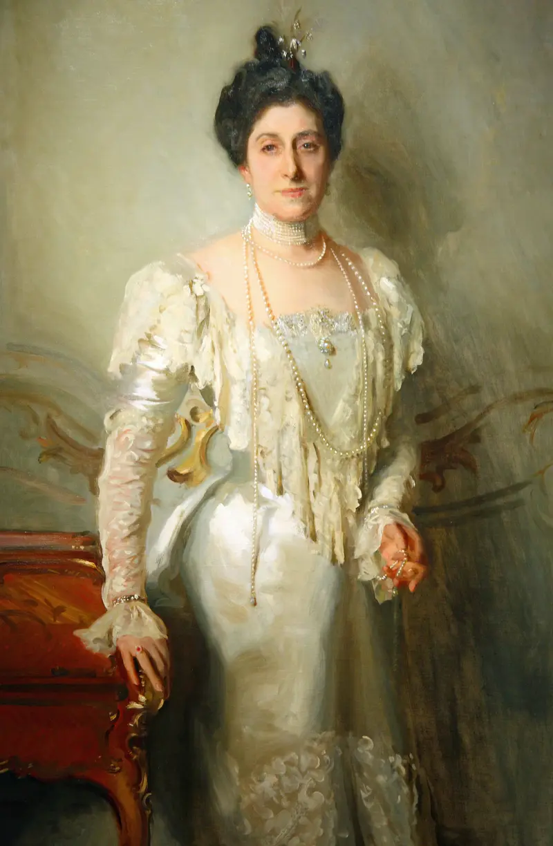 Portrait of Mrs. Asher B. Wertheimer by John Singer Sargent.